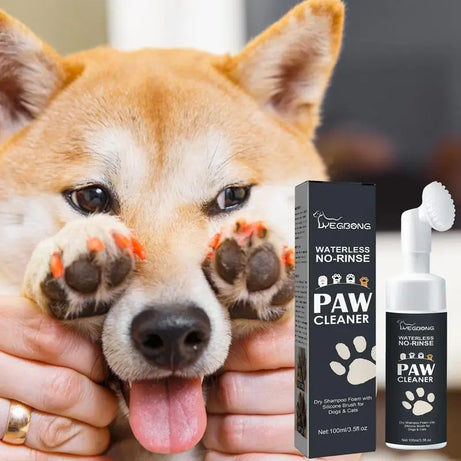 Pet Foot Foam Cleaner & Silicone Brush