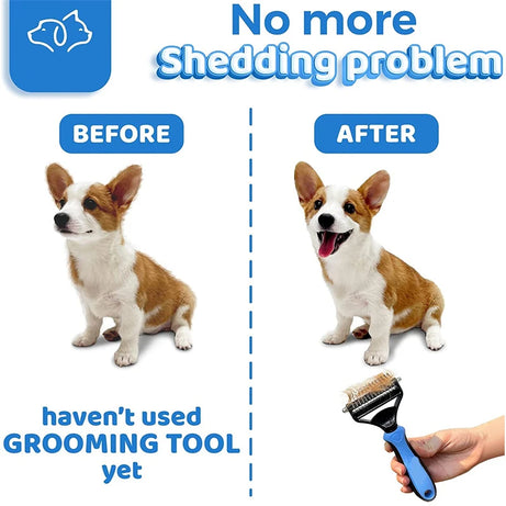 Pet Grooming Cleaning Tool 2 in 1 