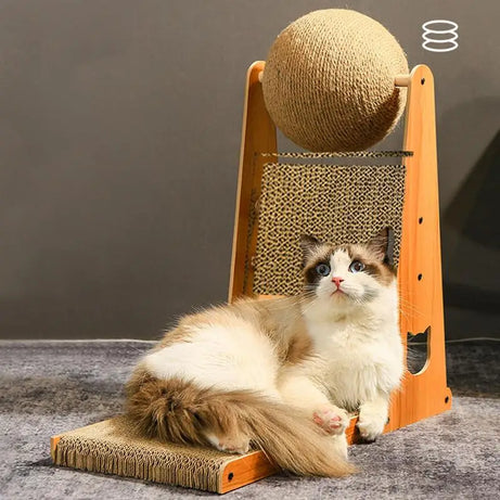 Shaped Cat Scratcher Post