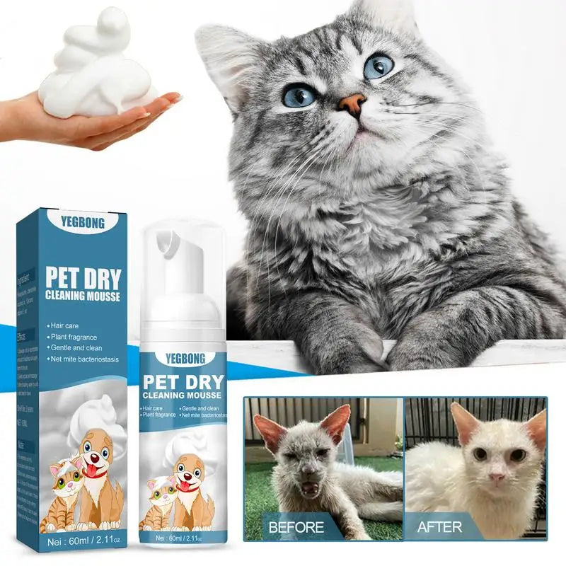 Waterless Cat Shampoo  Odor Eliminator