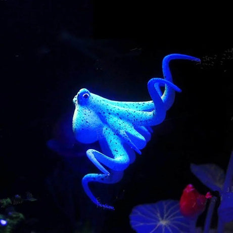 Glow at Night Octopus Fish Tank Decoration 